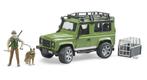 Bruder Land Rover Defender Station Wagon Met Boswachter E..., Kinderen en Baby's, Speelgoed | Speelgoedvoertuigen, Nieuw, Ophalen of Verzenden