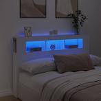Wit LED Hoofdeinde 160cm - Stijlvol - Tweedekansje! 35% eraf, Huis en Inrichting, Wit, Nieuw, Ophalen of Verzenden, 160 cm