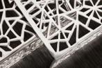 Handgemaakte salontafel ABSTRACT 49cm set van 2 zilver in, Huis en Inrichting, Tafels | Salontafels, Ophalen of Verzenden, Nieuw