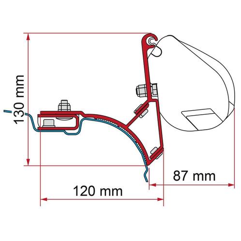 Fiamma VW T5/T6 Multivan Transporter Kit H1-L1 >2003 F35, Caravans en Kamperen, Tenten, Nieuw