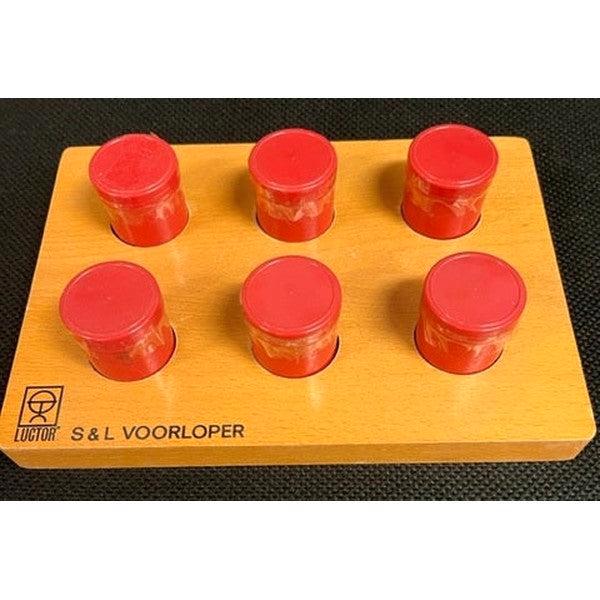 Luctor schudkokers rood 6 stuks, Boeken, Schoolboeken, Nieuw, Verzenden