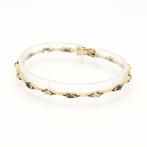 Armband - 18 karaat Geel goud Saffier - Diamant, Sieraden, Tassen en Uiterlijk, Armbanden, Nieuw