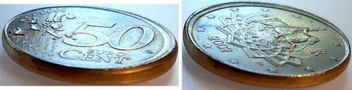 50 Cent Italien 2002 Rand komplett ohne Riffel, Rar, Postzegels en Munten, Munten | Europa | Niet-Euromunten, Verzenden