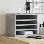 vidaXL Bureau organiser 36x26x29,5 cm bewerkt hout, Verzenden, Nieuw in verpakking