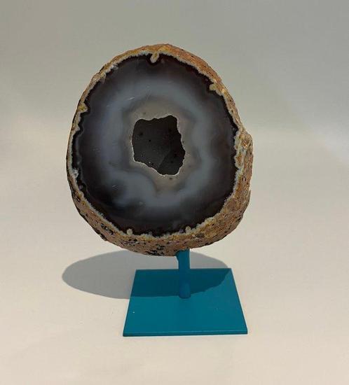 Agaat Zeldzaam vondst. Mooi agatansculptuur uit Brazilië +, Verzamelen, Mineralen en Fossielen