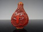 Snuiftabak-fles (3) - Lak/Turkoois, Antiek en Kunst