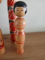 Negen vintage traditionele houten Kokeshi-poppen - Japan -