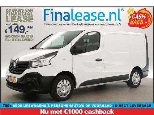Renault Trafic 1.6 dCi T29 L1H1 Airco Cruise Navi PDC €149pm, Auto's, Bestelauto's, Lease, Handgeschakeld, Diesel, Renault, Wit