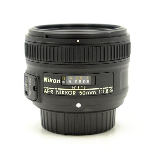 Nikon 50mm F1.8G AF-S Nikkor Objectief (Occasion), Audio, Tv en Foto, Fotografie | Lenzen en Objectieven, Standaardlens, Zo goed als nieuw