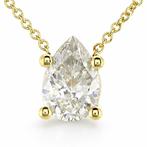 Ketting met hanger - 14 karaat Geel goud - 1.30ct. tw., Sieraden, Tassen en Uiterlijk