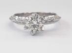 Cocktailring - 18 karaat Witgoud - 1.45ct. tw. Diamant