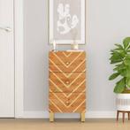 vidaXL Dressoir 40x33,5x75 cm massief mangohout bruin en, Huis en Inrichting, Kasten | Dressoirs, Minder dan 50 cm, Verzenden