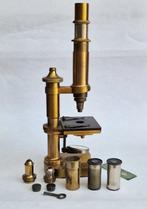 Monocular compound microscope - Wetzlar brass compound