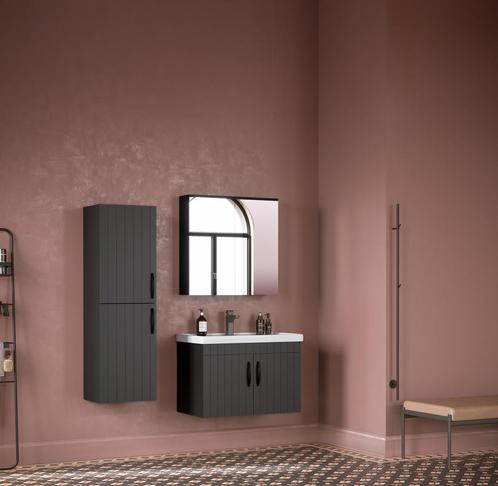 NEFF STILLO ANTRACIET | Badkamer meubelset | 80cm, Huis en Inrichting, Badkamer | Badkamermeubels, 25 tot 50 cm, Nieuw, Wastafelkast