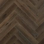 Lamett Parquetvinyl Yukon Herringbone Tan YUK-2621-IB PVC, Ophalen of Verzenden, Nieuw, Bruin, Overige typen