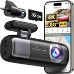 Dashcam voor auto - 4K / 1080P, wifi GPS autocamera met grat, Verzenden, Zo goed als nieuw