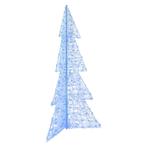 vidaXL Kerstboom met 240 LED Blauw 180 cm Acryl, Diversen, Kerst, Verzenden, Nieuw