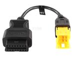 Jaltest ZF Ecolife MCP 9 Pins OBD - 16 Pins OBD2 Verloopkabe, Verzenden, Nieuw