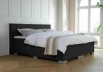 ACTIE! Boxspring Milano 140 200 Zwart, Huis en Inrichting, Verzenden, Zwart, Nieuw, 140 cm