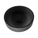 Waskom BWS Veroni 13x40x40 cm Hoog Rond Solid Surface Zwart, Doe-het-zelf en Verbouw, Sanitair, Ophalen of Verzenden, Nieuw