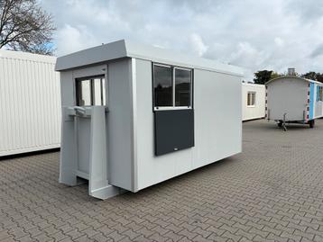 Kantoorunit/schaftunit - 4 x 2 mtr met toilet en  met  haaka beschikbaar voor biedingen