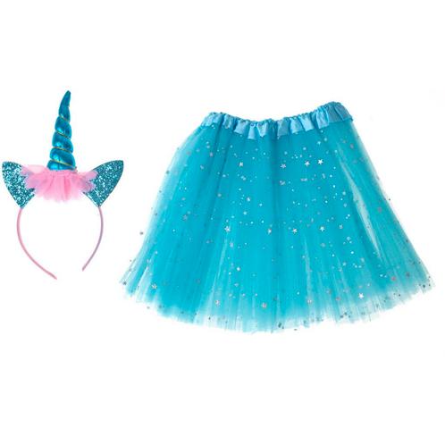 Kinder verkleedset / carnaval outfit unicorn glitters met, Kinderen en Baby's, Carnavalskleding en Verkleedspullen, Ophalen of Verzenden