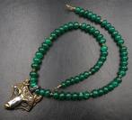 Emeraude - Beschermende ketting - Wolf, spirituele gids -