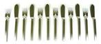 Alessi - Achille Castiglioni - Bestekset (12) - Droog -