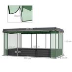 TRUUSK Verhoogd Bed Met Vogelbeschermingsnet En Zonwering, M, Verzenden, Nieuw