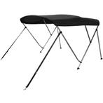 Biminitop 3 Boog 120-140cm Breed Zwart, Ophalen of Verzenden, Nieuw