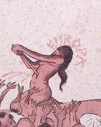 Spotprent over de Oorlog in Europa met Japans perspectief, Antiek en Kunst, Kunst | Litho's en Zeefdrukken, Verzenden