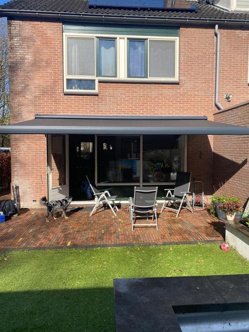 Knikarmschermen, Tuin en Terras, Zonneschermen, 450 cm of meer, 150 tot 300 cm, Elektrisch, Nieuw, Knikarmscherm, Verzenden