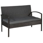 Loungeset Trinidad - Polyrotan - Donkergrijs - Incl. Kussens, Verzenden, Nieuw