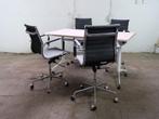 Voortman | Klaptafel | Z.G.A.N. | Uniek eiken | Wit frame |, Verzenden, Gebruikt