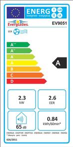 Everglades EV9051 Portable Airco - Wit - 8000 BTU - 60M3 -, Ophalen of Verzenden, Zo goed als nieuw
