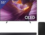 Samsung 55 inch OLED TV + Soundbar met Subwoofer, Nieuw
