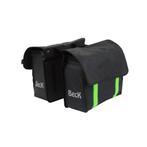 Beck Dubbele Fietstas Velcro Lime, Verzenden, Nieuw