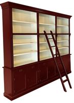 Boekenkast rood – rood met trap Reeuwijk 260 x 240cm, Huis en Inrichting, Kasten | Boekenkasten, Ophalen of Verzenden, Nieuw