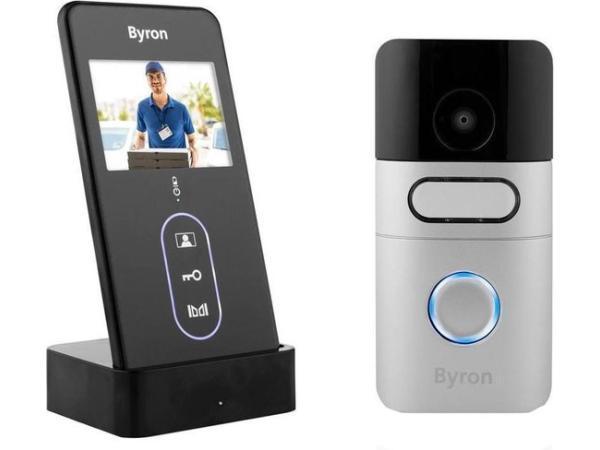 Veiling - Byron DIC-24615 Draadloze Deurbel - Intercom en Ca, Huis en Inrichting, Deurbellen