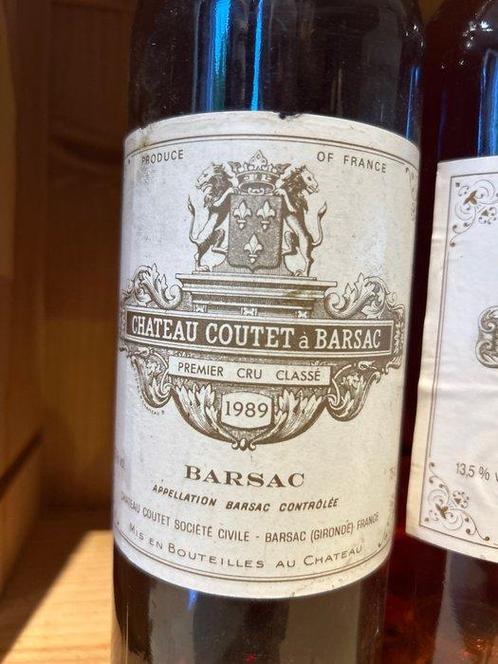 1989 Château Coutet - Sauternes 1er Grand Cru Classé - 2, Verzamelen, Wijnen
