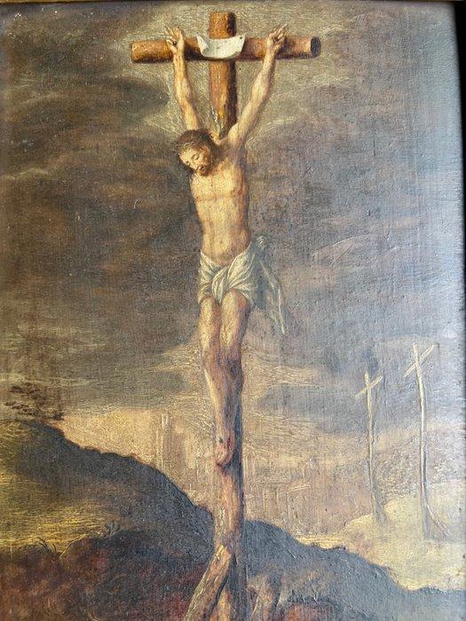 Italiaanse school (XVII) - Crucifixion, Antiek en Kunst, Kunst | Niet-Westerse kunst