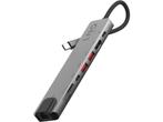 Linq LQ48010 - Pro Multiport Hub 8in1 USB-C - 4K HDMI USB-C, Huis en Inrichting, Verzenden, Zo goed als nieuw