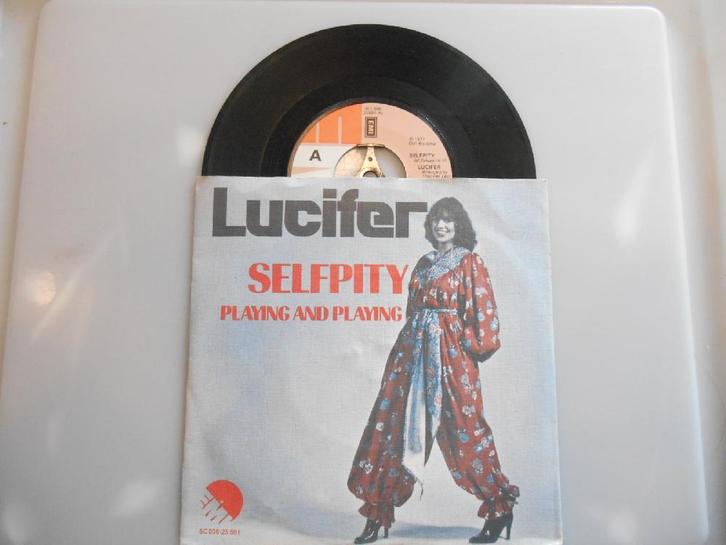 vinyl single 7 inch - Lucifer - Selfpity, Cd's en Dvd's, Vinyl Singles, Zo goed als nieuw, Verzenden