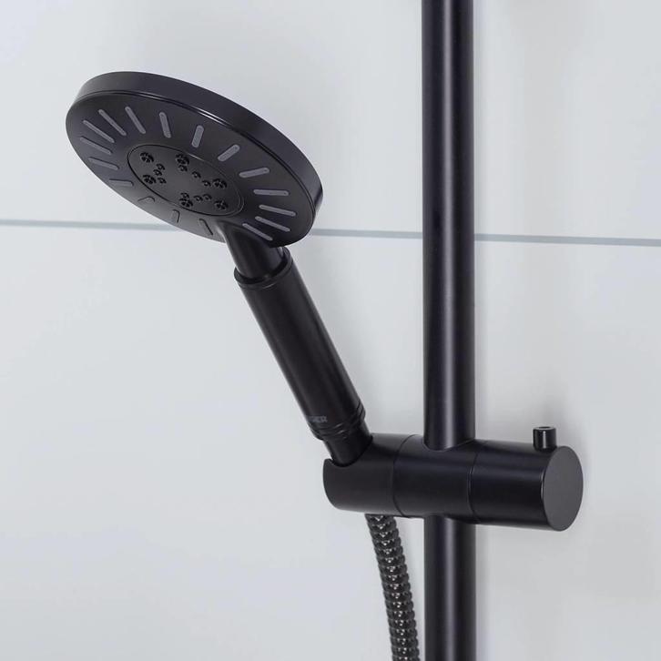 Glijstangset Compleet Tiger Splash Tyne Mat Zwart, Doe-het-zelf en Verbouw, Sanitair, Ophalen of Verzenden