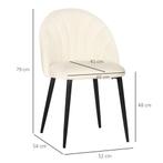 TRUUSK Set  2 Eetkamerstoelen In Scandi Design, Keukenstoele, Huis en Inrichting, Stoelen, Verzenden, Nieuw