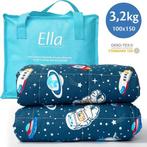 Ella® Verzwaringsdeken Kind - 3,2 kg - 100 x 150 cm - Ruimte, Zo goed als nieuw, Verzenden