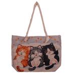 Grote Schoudertas - Kittens Rood/Grijs/Zwart op Wolk & Sterr, Ophalen of Verzenden, Nieuw, Blauw