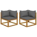Hoekbank 2-delig Donkergrijs | OP=OP! | 40% Korting, Huis en Inrichting, Banken | Bankstellen, Minder dan 75 cm, Hoekbank, Nieuw
