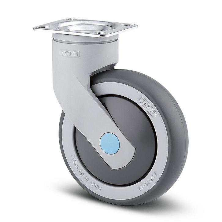 Zwenkwielen Met Luchtbanden En Rem Ø 125 mm HorecaTraders, Zakelijke goederen, Horeca | Meubilair en Inrichting, Verzenden