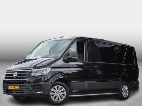 Volkswagen Crafter 30 2.0 TDI L3H3 Highline,, Auto's, Bestelauto's, Onderhoudsboekje, Lease, Zwart, Automaat, Overige kleuren